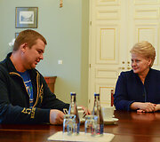 Dmitrijus Bulatovas ir Dalia Grybauskaitė