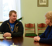 Dmitrijus Bulatovas ir Dalia Grybauskaitė