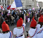Prancūzijoje demonstracija prie&scaron; vyriausybės &bdquo;&scaron;eimos fobiją&ldquo;