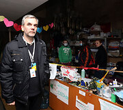 Ukrainos protestuotojų įkurta ligoninė