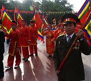 I&scaron;kilmingas Vietnamo pergalės prie&scaron; Kinijos karaliaus armiją minėjimas Hanojuje 