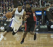 Rudy Gay ir Johnas Salmonsas