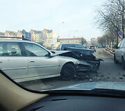 &bdquo;Opel&ldquo; ir BMW avarija Vilniuje