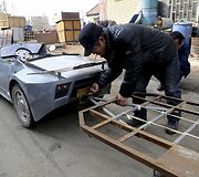 Anūkui pagamintas elektrinis &bdquo;Lamborghini&ldquo;