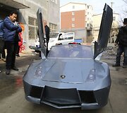 Anūkui pagamintas elektrinis &bdquo;Lamborghini&ldquo;