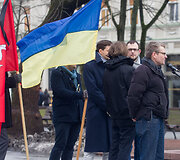 Ukrainos palaikymo akcija Vilniuje