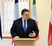 I&scaron;kilminga ceremonija NATO energetinio saugumo kompetencijos centre
