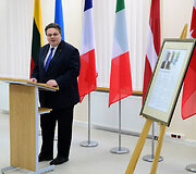 I&scaron;kilminga ceremonija NATO energetinio saugumo kompetencijos centre