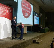 Algirdas Butkevičius &bdquo;Lietuvos ekonomikos konferencijoje&ldquo; 