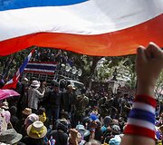Protestuotojai Bankoke 