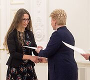 Muzikų ir pedagogų pagerbimas prezidentūroje