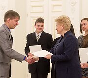 Muzikų ir pedagogų pagerbimas prezidentūroje