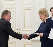 Muzikų ir pedagogų pagerbimas prezidentūroje