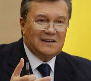 Viktoras Janukovyčius spaudos konferencijoje