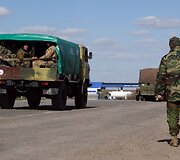 Ukrainos kariai prie Rusijos sienos