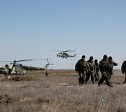 Ukrainos kariai prie Rusijos sienos