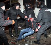 Donecke sužeistas protestuotojas