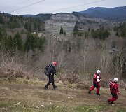 Žemės nuo&scaron;liaužos padariniai Va&scaron;ingtono valstijoje