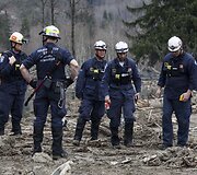 Žemės nuo&scaron;liaužos padariniai Va&scaron;ingtono valstijoje