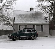 Sniegas Masačusetse