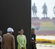 Mianmaro opozicijos lyderė Aung San Suu Kyi