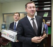 Artūras Zuokas VRK įteikė palaikymo para&scaron;us