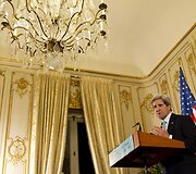 JAV sekretorius Johnas Kerry