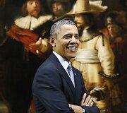 JAV prezidentas Barackas Obama Nyderlanduose 