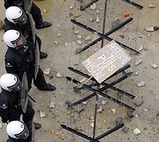 Protestas Briuselyje 