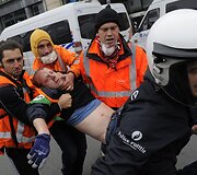 Protestas Briuselyje 