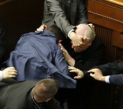 Mu&scaron;tynės Ukrainos Auk&scaron;čiausioje Radoje