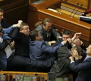 Mu&scaron;tynės Ukrainos Auk&scaron;čiausioje Radoje