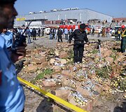 Pakistane, turguje nugriaudėjo sprogimas