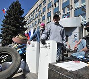 Prorusi&scaron;ki protestuotojai Luhanske