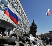 Prorusi&scaron;ki protestuotojai Luhanske