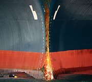 Narai prie &bdquo;Baltic Breeze&ldquo; laivo Ispanijoje