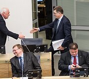 Premjeras Algirdas Butkevičius pristatė Vyriausybės metinę ataskaitą.