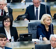 Premjeras Algirdas Butkevičius pristatė Vyriausybės metinę ataskaitą.