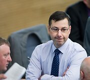 Premjeras Algirdas Butkevičius pristatė Vyriausybės metinę ataskaitą.