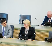 Premjeras Algirdas Butkevičius pristatė Vyriausybės metinę ataskaitą.