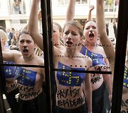 &bdquo;Femen&ldquo; aktyvistės Prancūzijoje