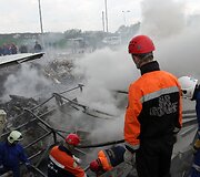 Perejaslavo-Chmelnyckio miesto degalinėje sprogo dujos