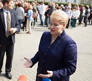 Dalia Grybauskaitė paskelbė Nacionalinės bibliotekų savaitės pradžią.