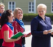 Dalia Grybauskaitė paskelbė Nacionalinės bibliotekų savaitės pradžią.