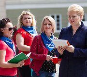 Dalia Grybauskaitė paskelbė Nacionalinės bibliotekų savaitės pradžią.