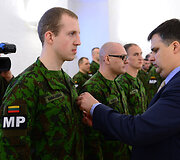 I&scaron; misijos Afganistane grįžusių Lietuvos karių sutikimo ceremonija