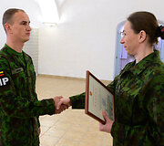 I&scaron; misijos Afganistane grįžusių Lietuvos karių sutikimo ceremonija
