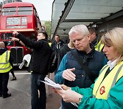 Dėl metropoliteno darbuotojų streiko Londono gyventojams teko keliauti autobusais.