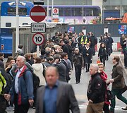 Dėl metropoliteno darbuotojų streiko Londono gyventojams teko keliauti kitais būdais.