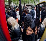 Dėl metropoliteno darbuotojų streiko Londono gyventojams teko keliauti autobusais.